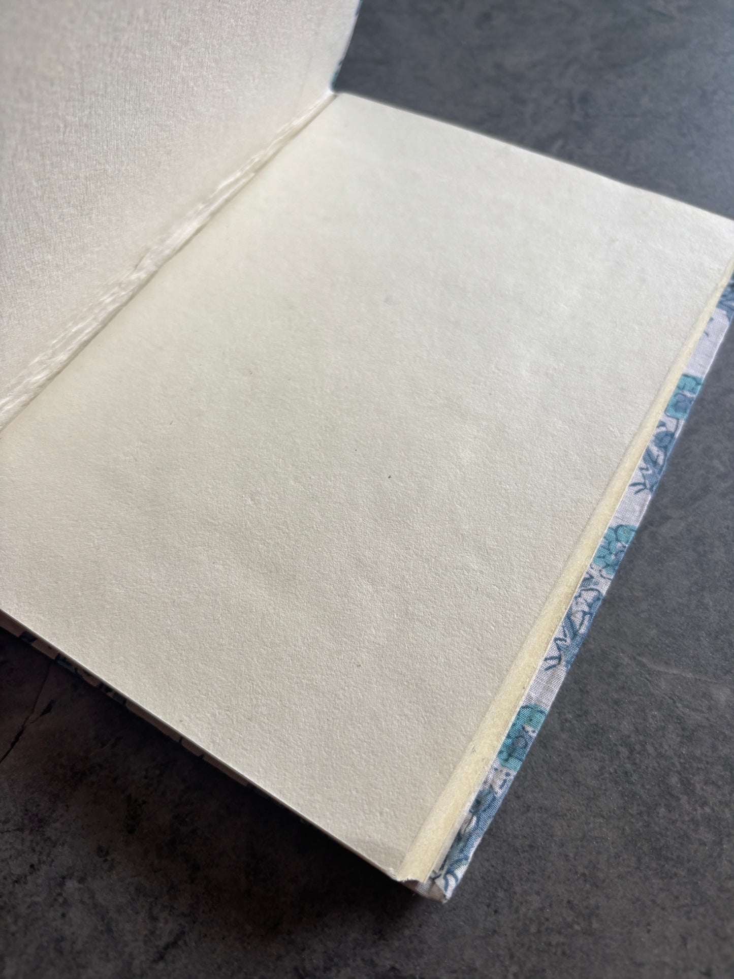 Blue Motif Block Printed Diary