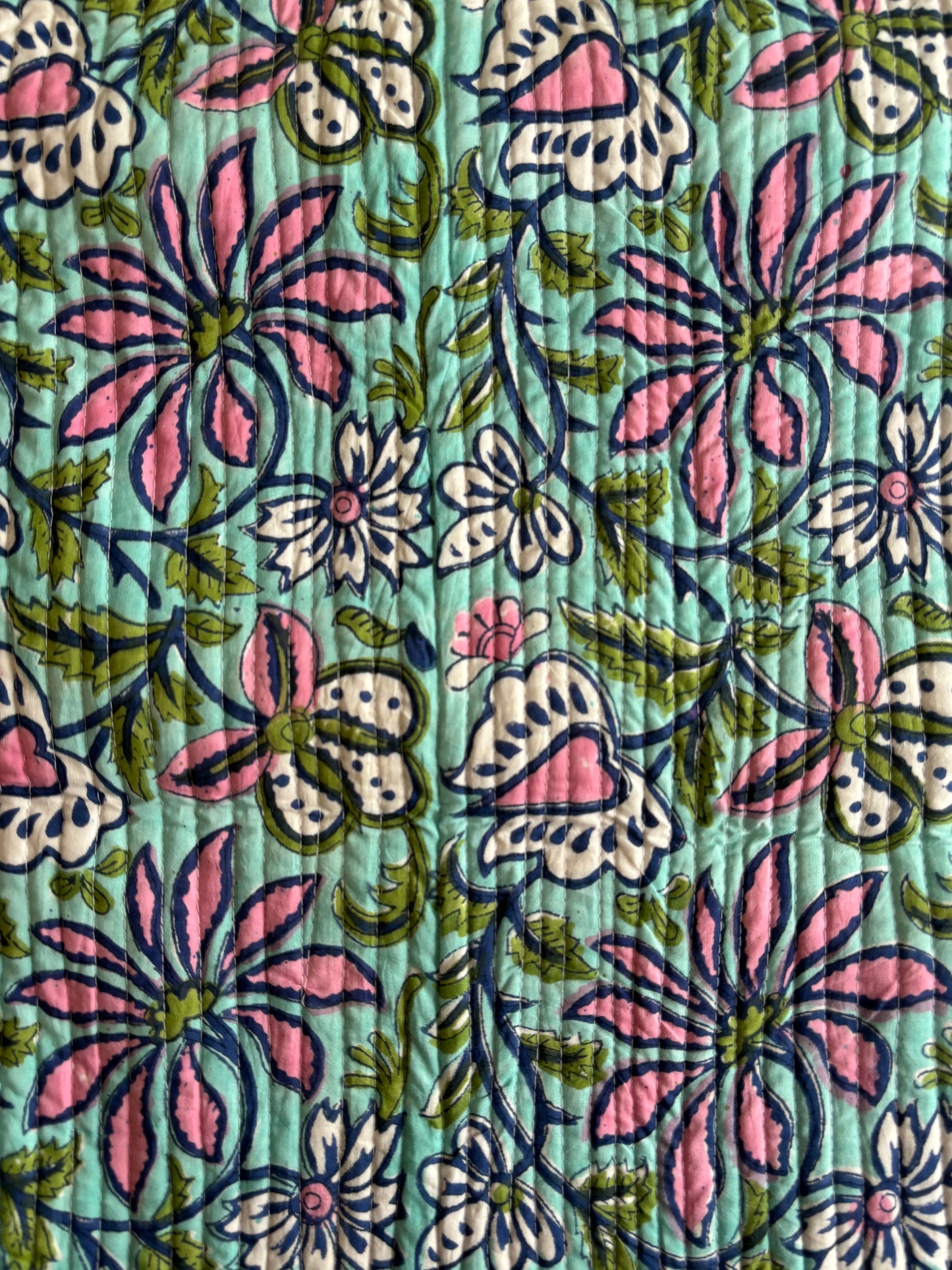 Blue Blossom Table Runner