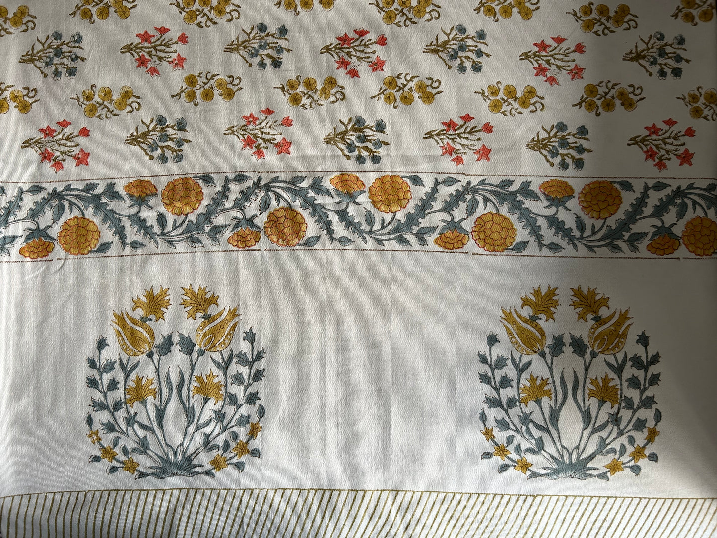 Jaipur Bloom Canvas Table Cloth