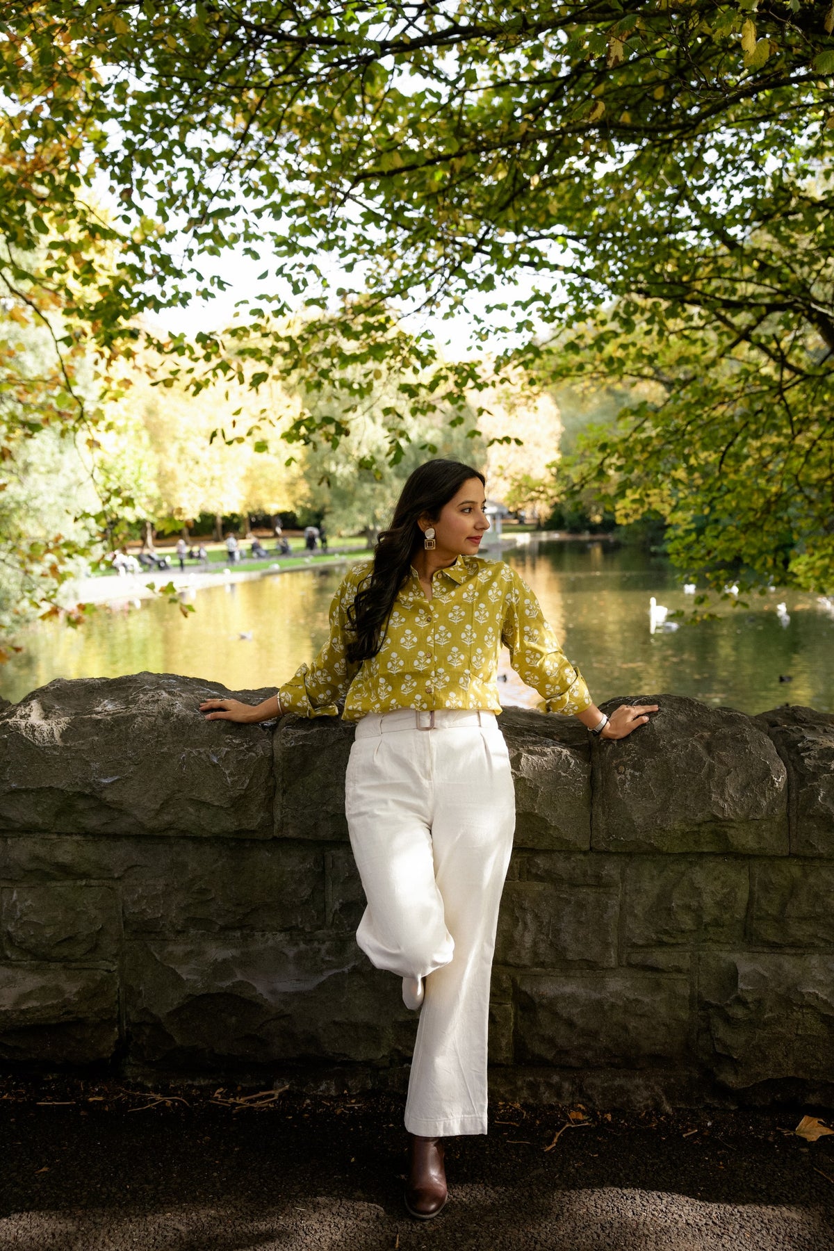 Daisy Meadow Cotton Shirt