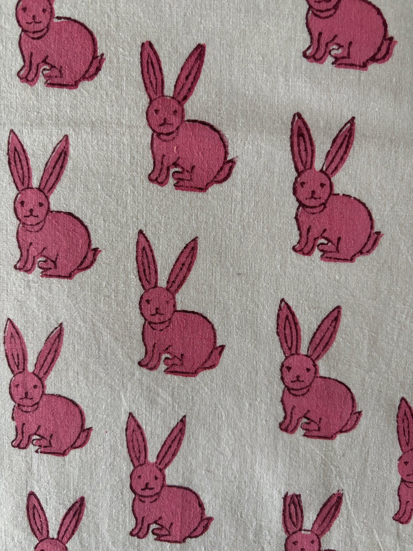 Pink Bunny Easter Napkin