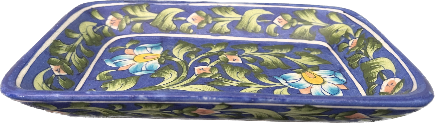 Rajputana Blue Pottery Tray