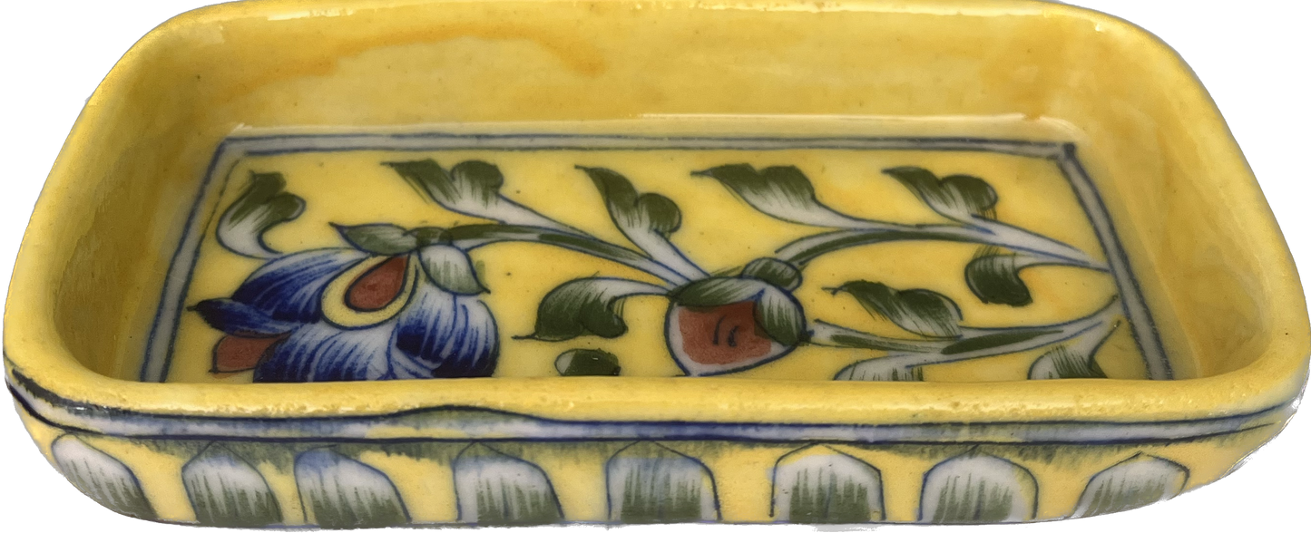 Royal Sun Blue Pottery Tray