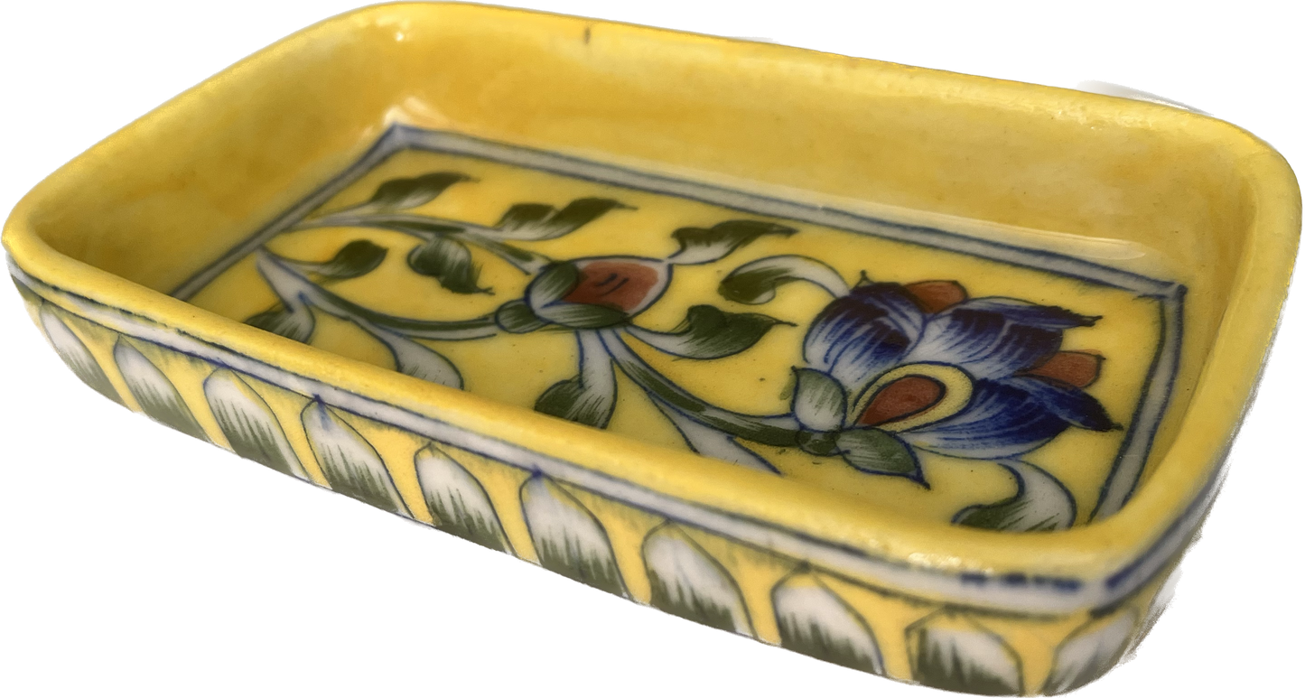 Royal Sun Blue Pottery Tray