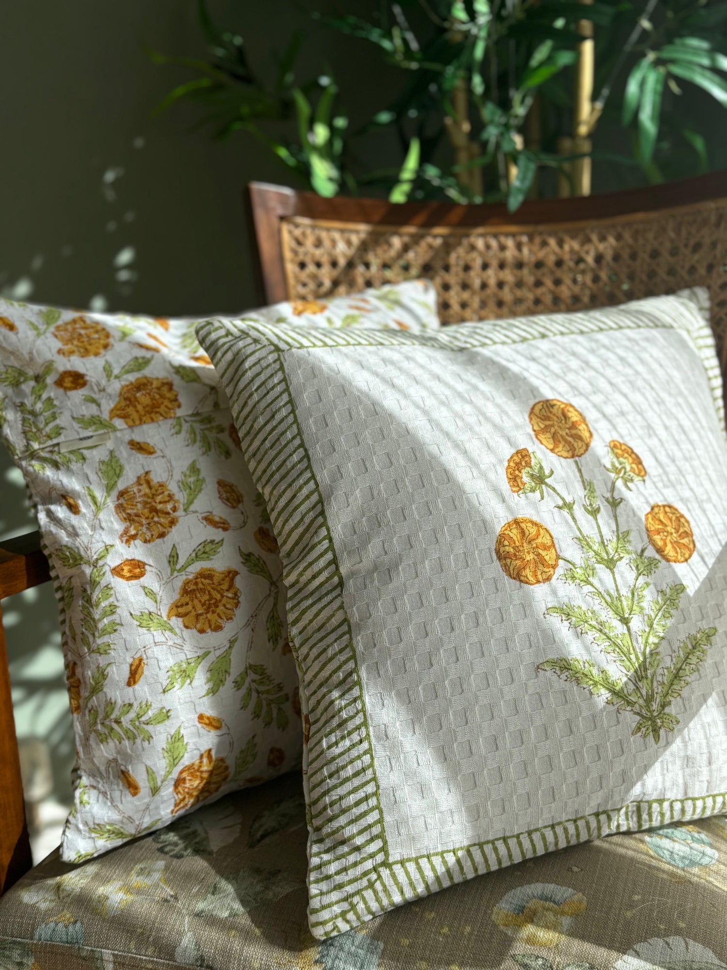 Comfy & Stylish Cushion Covers | Block Printed | 100% Cotton | Handmade