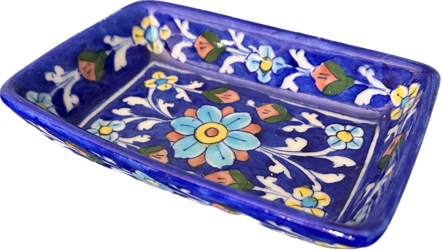 Saphhire Mahal Blue Pottery Tray