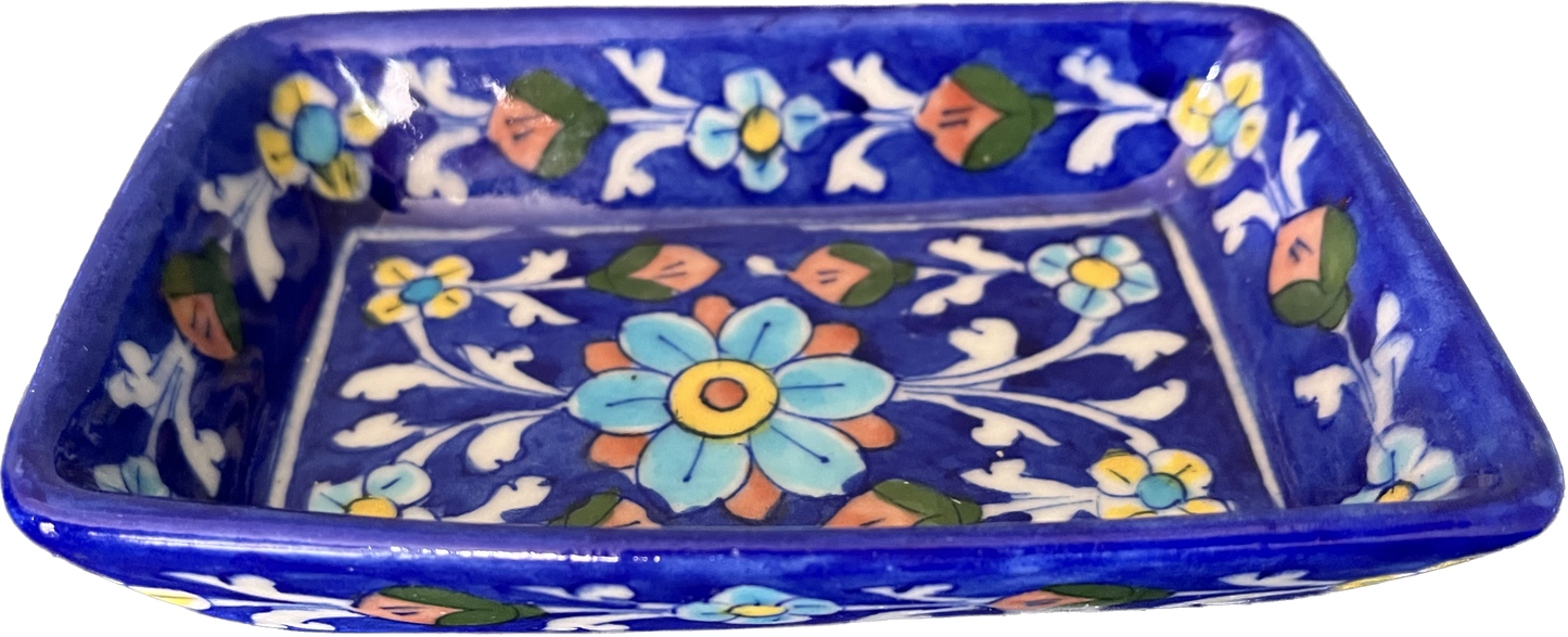 Saphhire Mahal Blue Pottery Tray