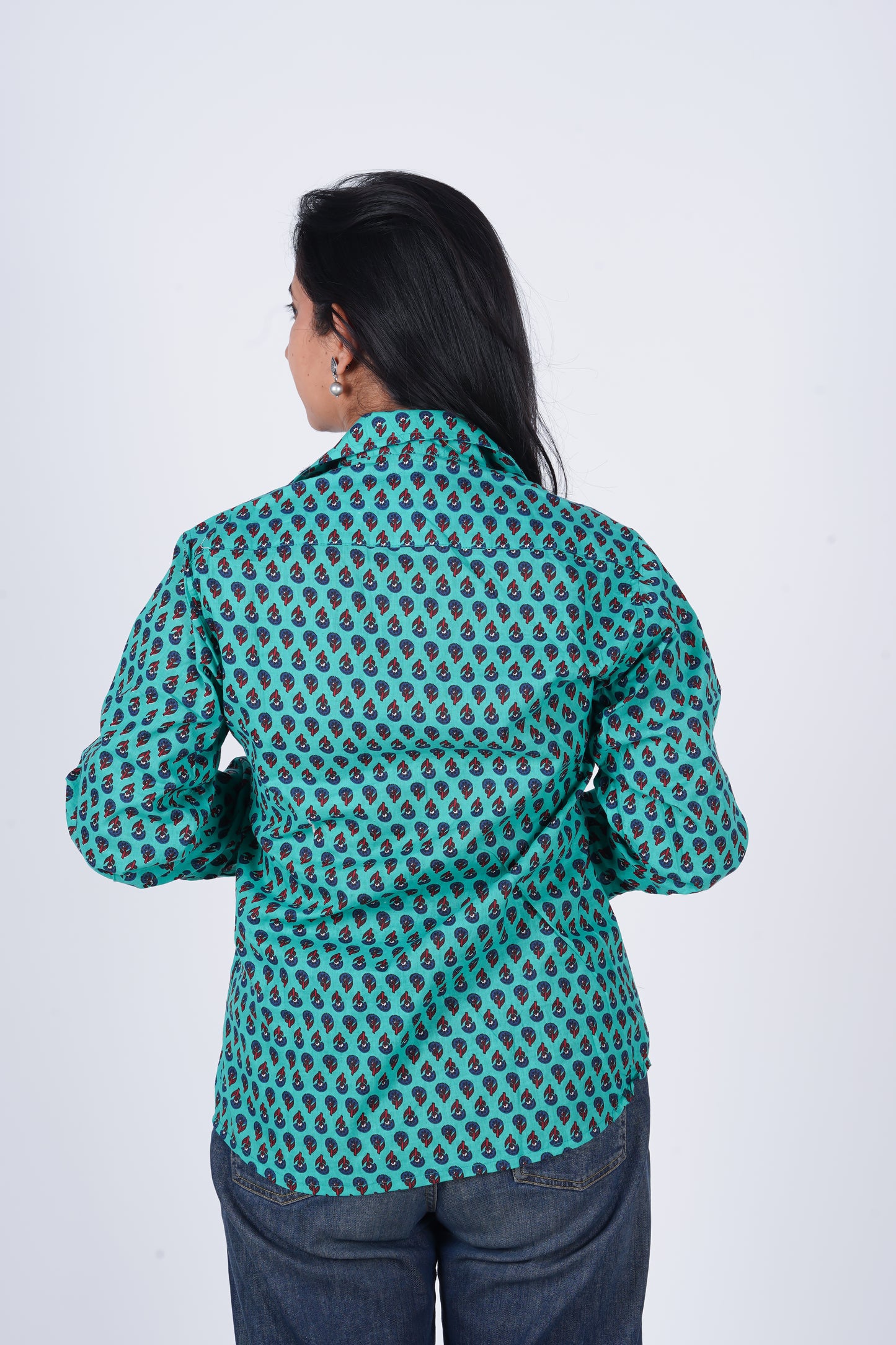 Long Sleeve Shirt | Block Printed Shirt