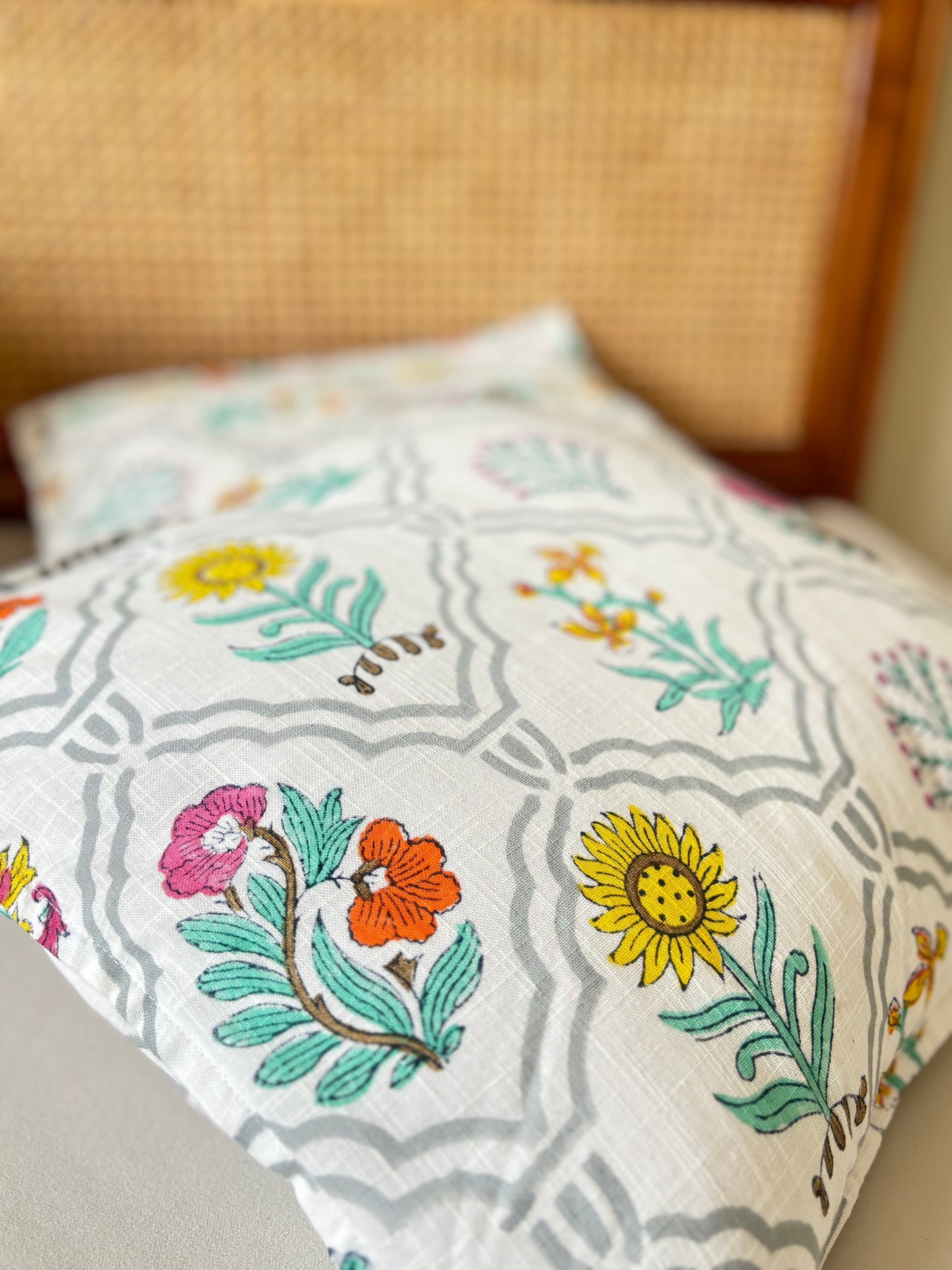 Bagh Block Printed Cushion cover