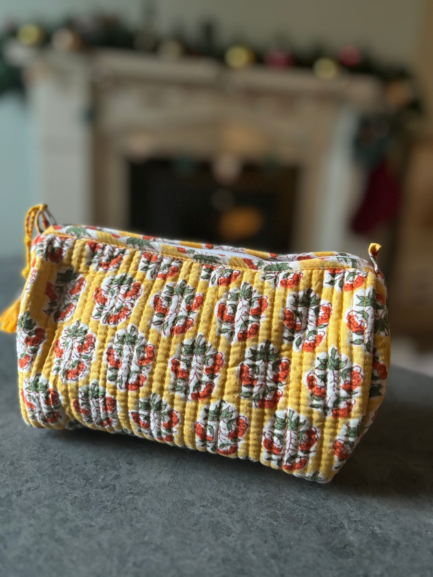 Yellow Wash Bag - small