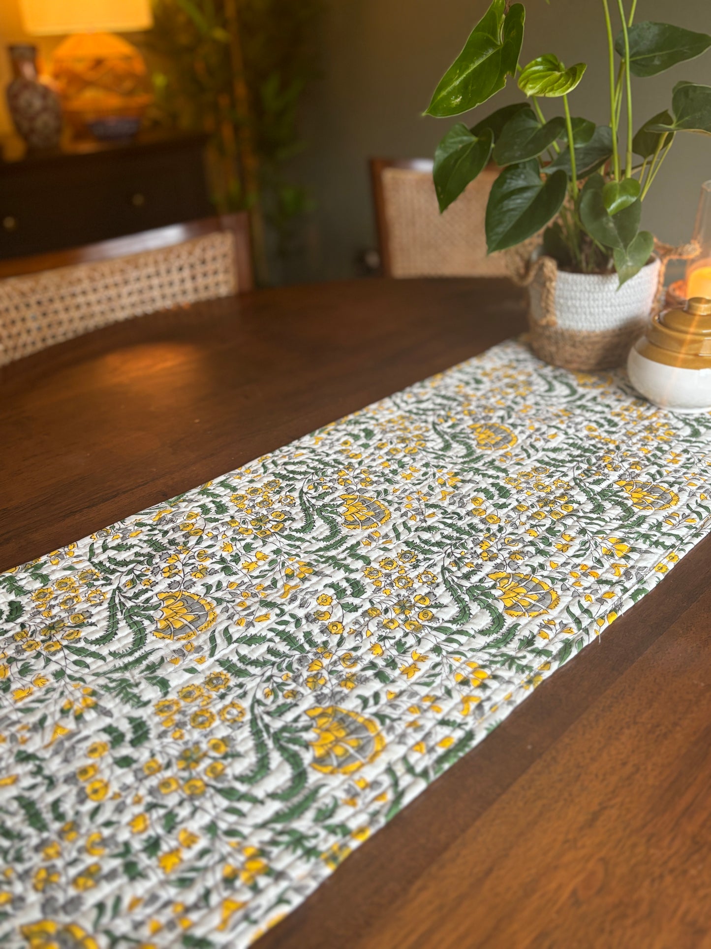 Sun Yellow Table Runner