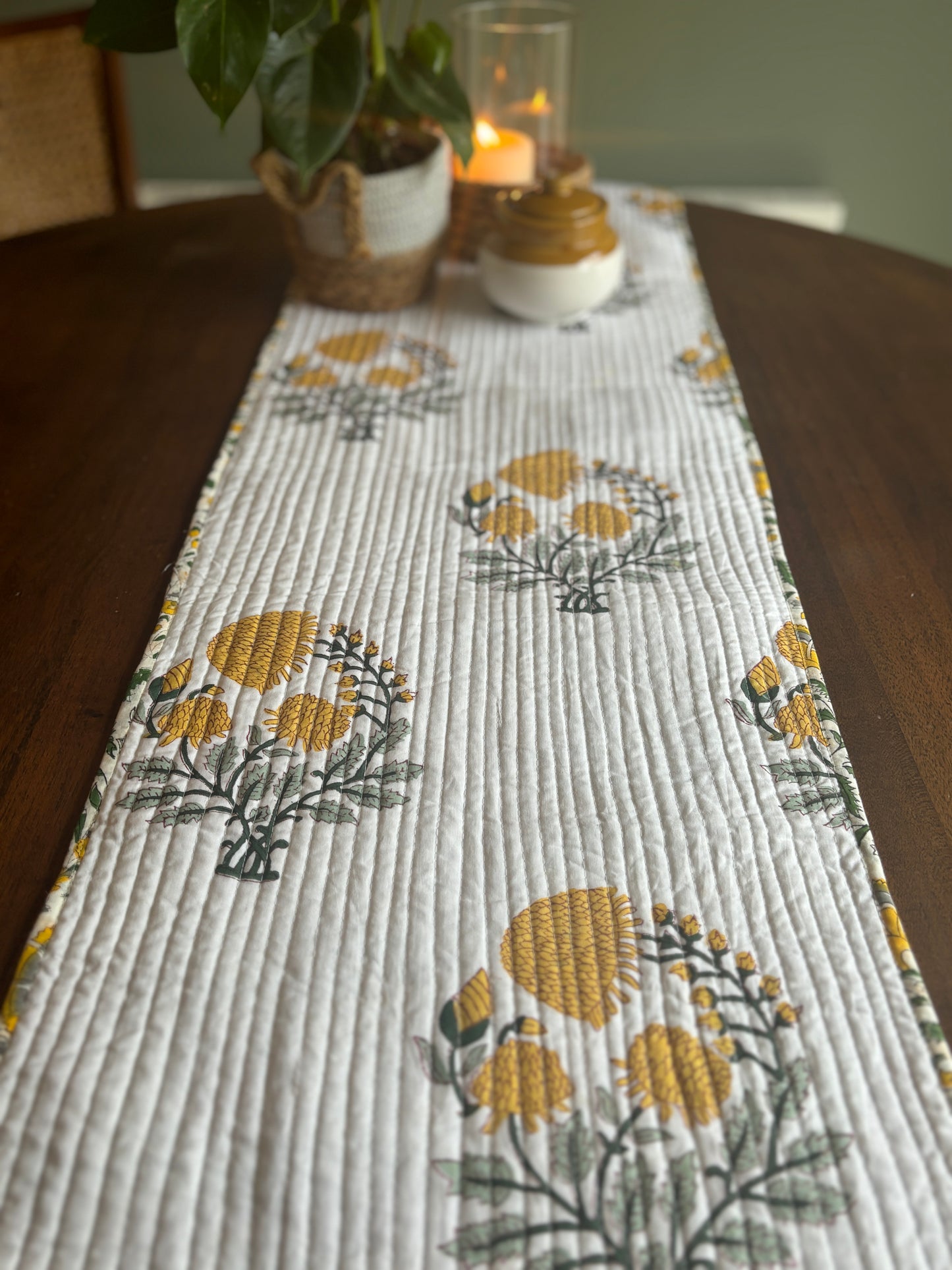 Sun Yellow Table Runner