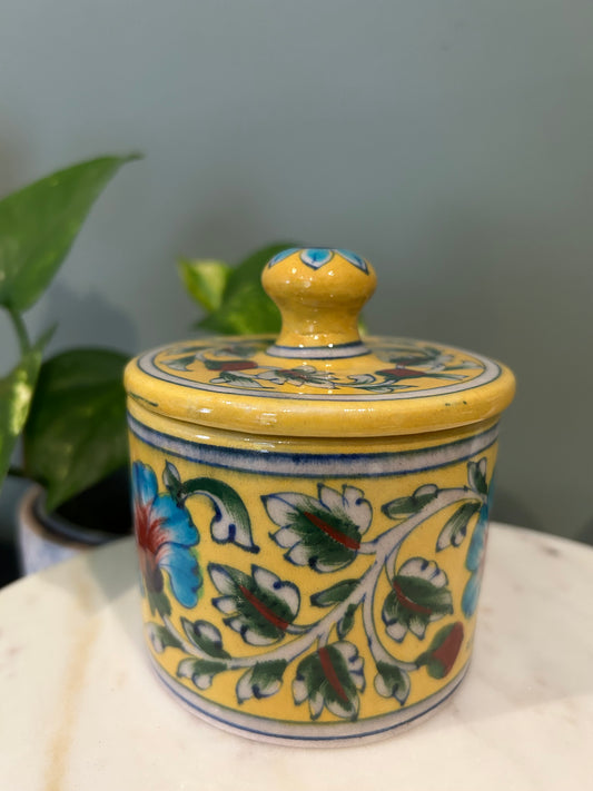 Yellow Blossom Multipurpose Jar