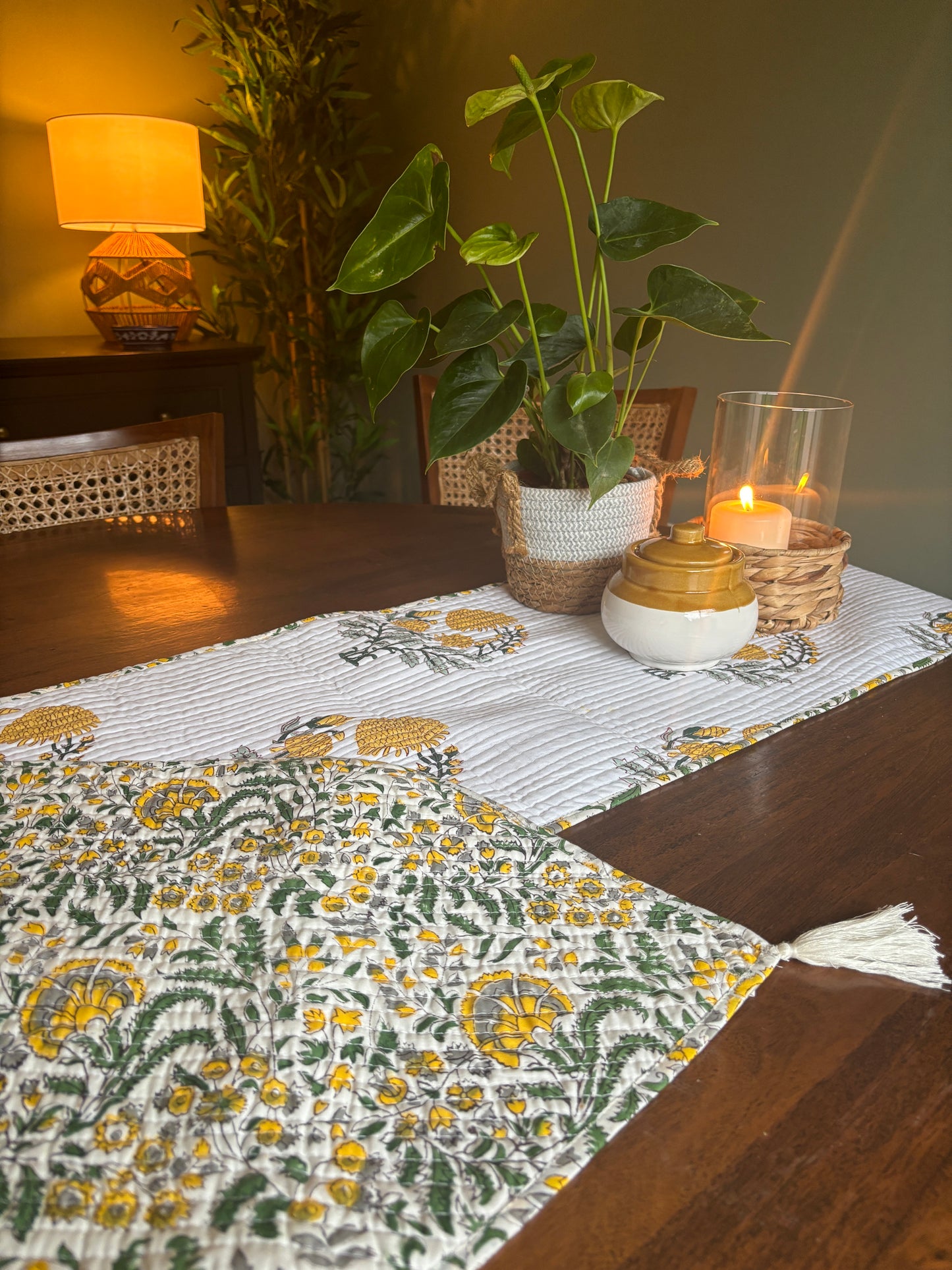 Sun Yellow Table Runner