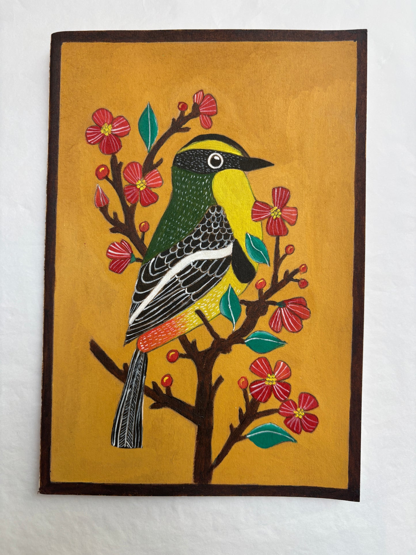 Blossom & Feather Hand Painted Diary