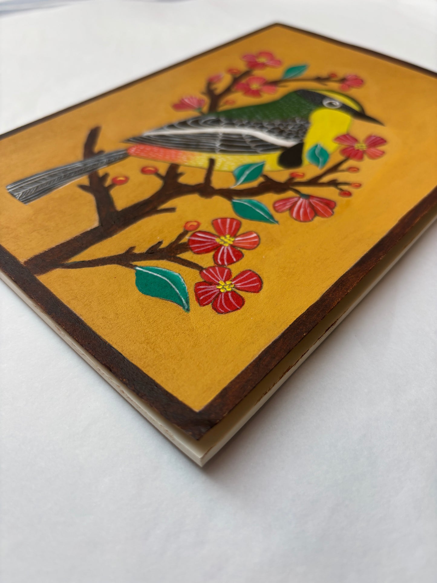 Blossom & Feather Hand Painted Diary