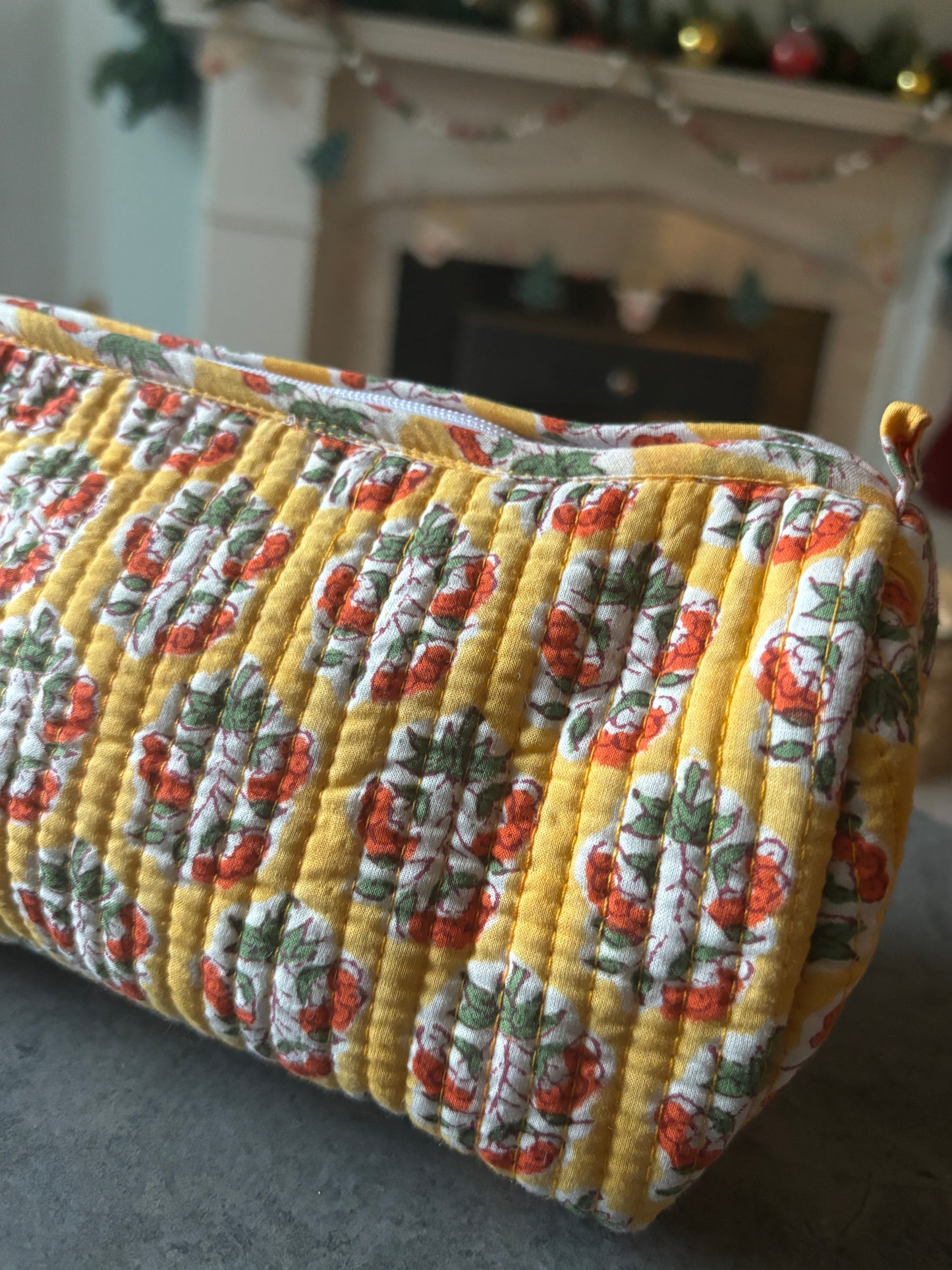 Yellow Wash Bag - small