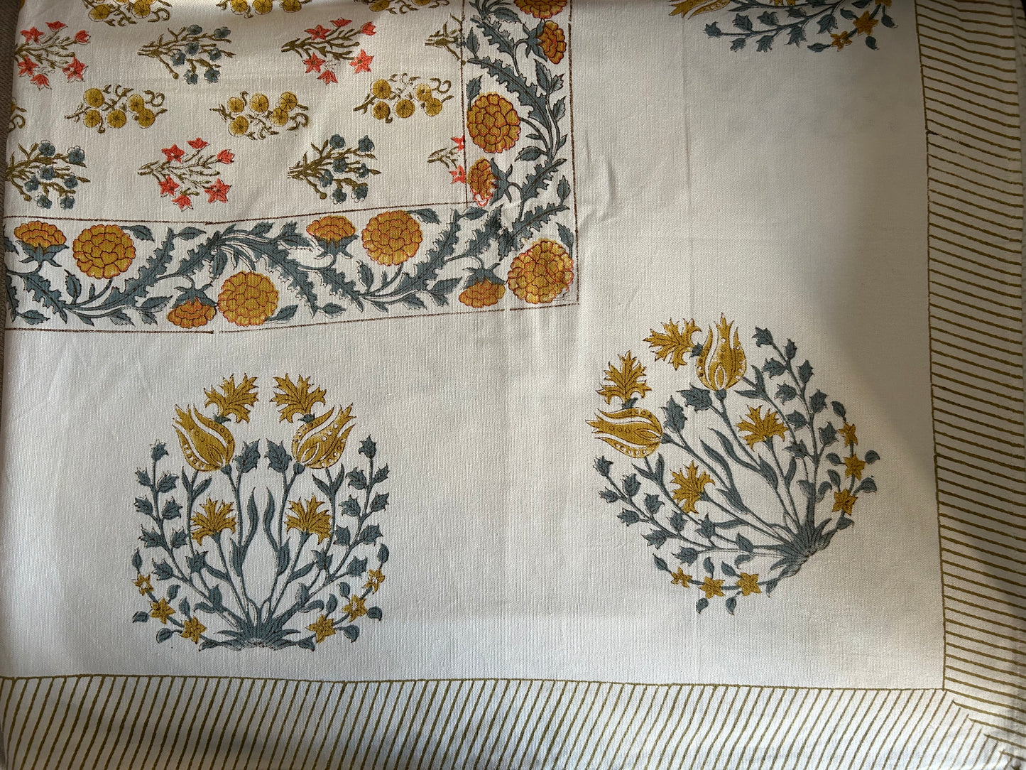 Jaipur Bloom Canvas Table Cloth