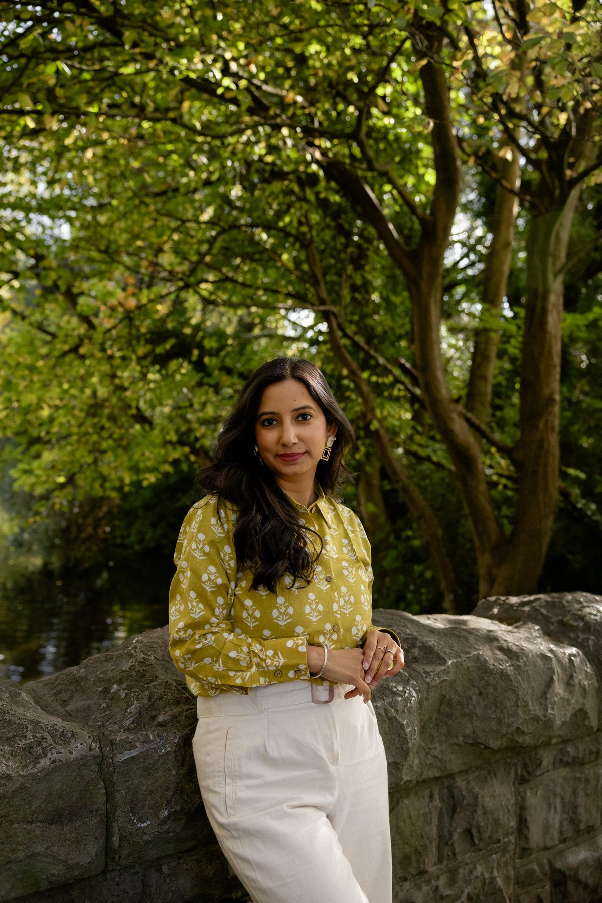 Daisy Meadow Cotton Shirt