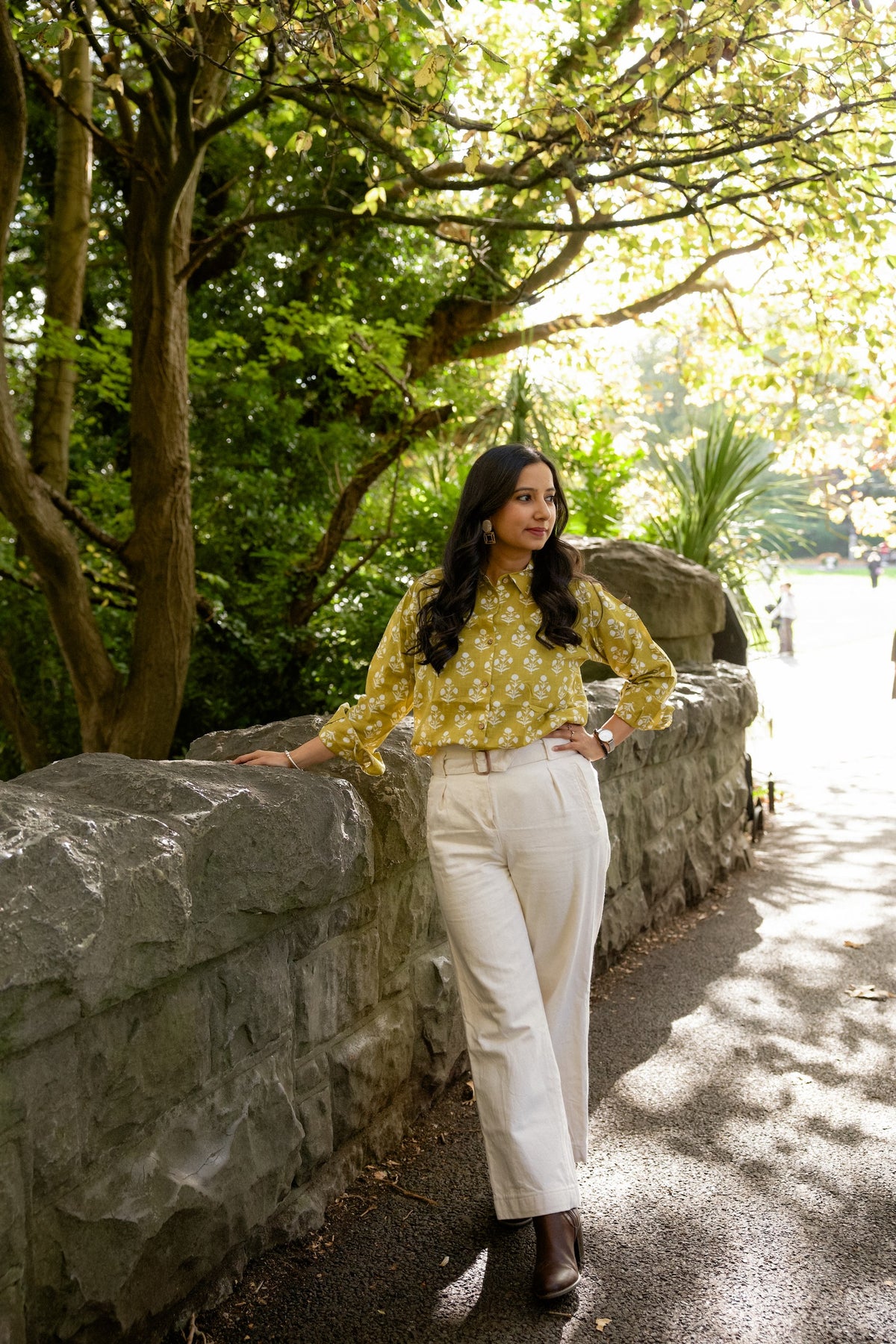 Daisy Meadow Cotton Shirt