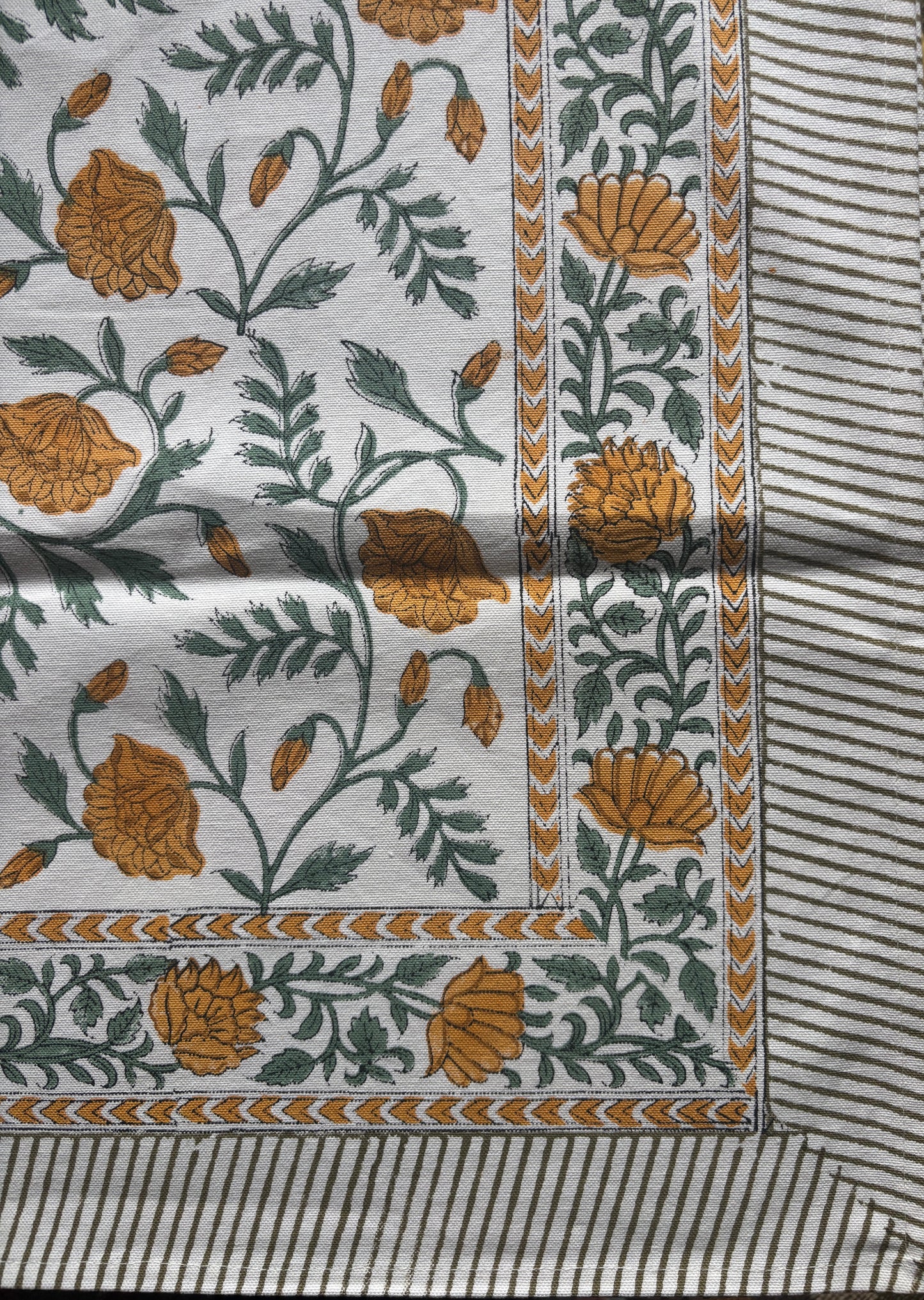 Golden Meadow Bloom Tablecloth