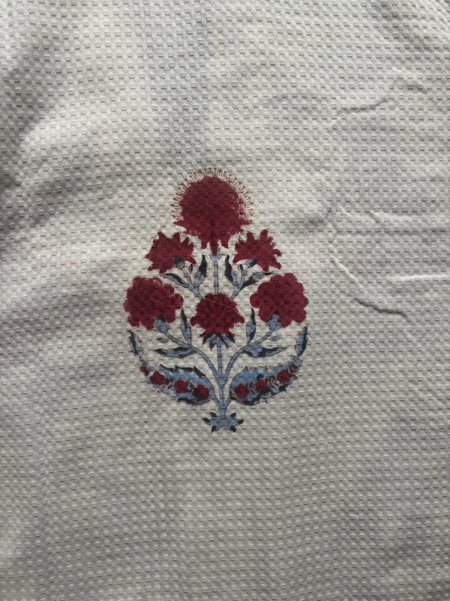 Ruby Vine Waffle Bathrobe