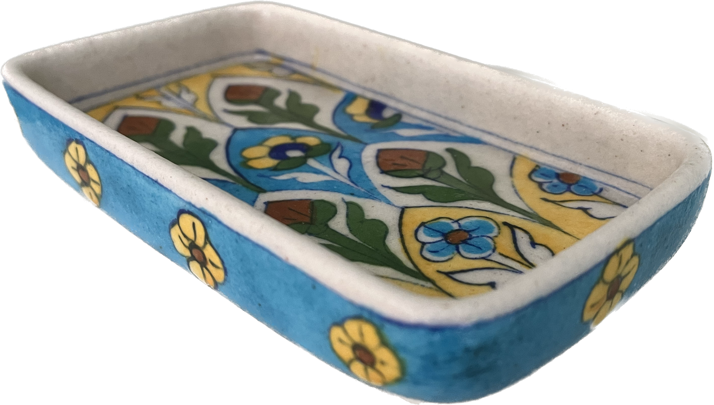 Blue Haveli Blue Pottery Tray