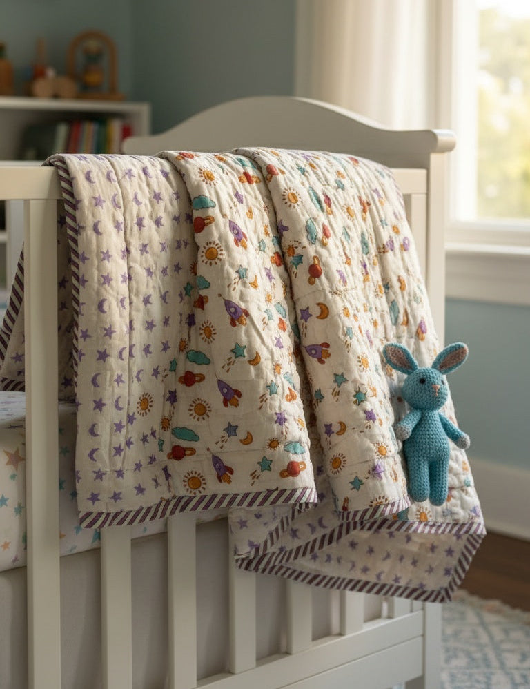Baby Boy Cotton Filling Quilt