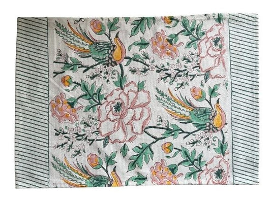 Tropical Charm Block Printed Placemats, Set of 2