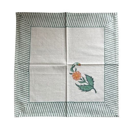 Tropical Charm Block Printed Table Napkins, Set of 2