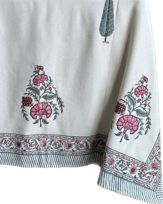 Jaipur Royalty Block Print Table Cloth